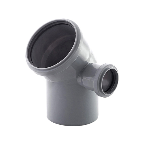 Отвод ПП (ВК) 110/45° с выходом 50 правый РТП