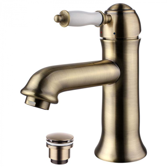 Смеситель для раковины LeMark VILLA LM4806B однорукояточный, бронза