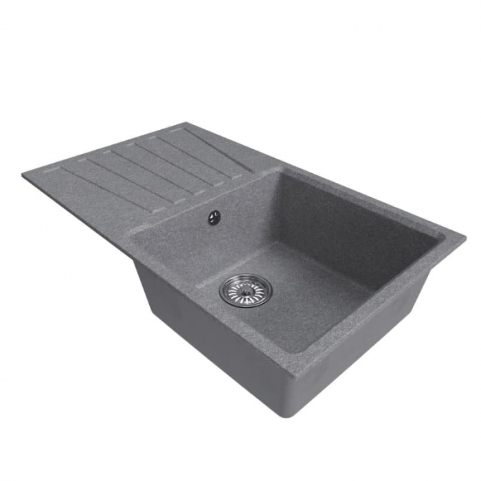 Мойка кухонная композитная MixLine ML-GM20 графит