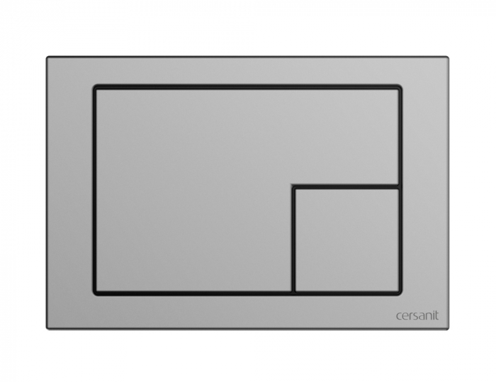Кнопка смыва Cersanit CORNER для инсталляции HI-TEC/LINK PRO/VECTOR пластик хром матовый