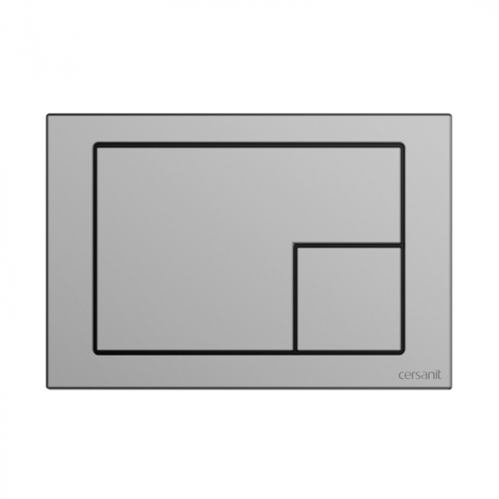 Кнопка смыва Cersanit CORNER для инсталляции HI-TEC/LINK PRO/VECTOR пластик хром матовый