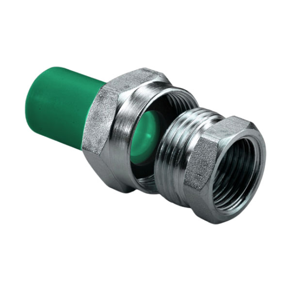 Муфта комбинированная разъемная PPR-ВР 25-1/2" AntiFire