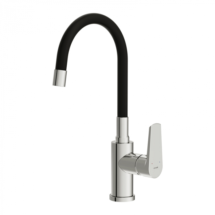 Смеситель для кухни Cersanit MODUO однорычажный с гибким изливом хром