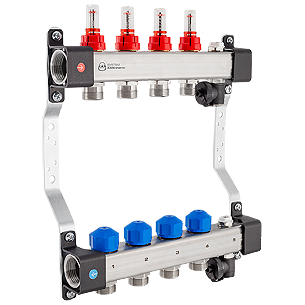 Коллекторная группа KAN-therm InoxFlow UVST 1-3/4EK-09 купить в Волгограде - ц