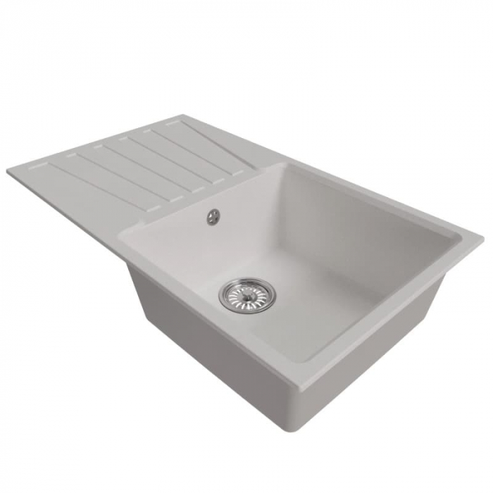 Мойка кухонная композитная MixLine ML-GM20 ультра-белая