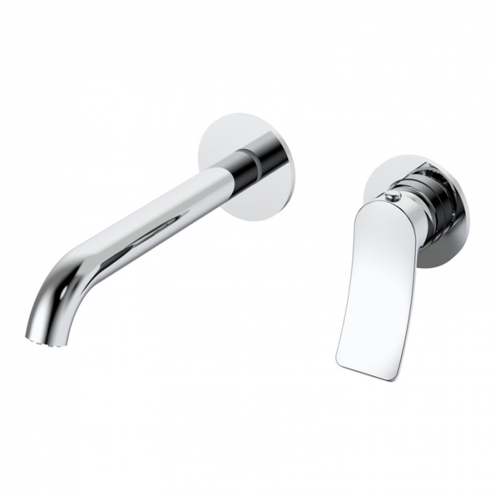 Смеситель для раковины Haiba HB14553 однорукояточный, настенный, хром