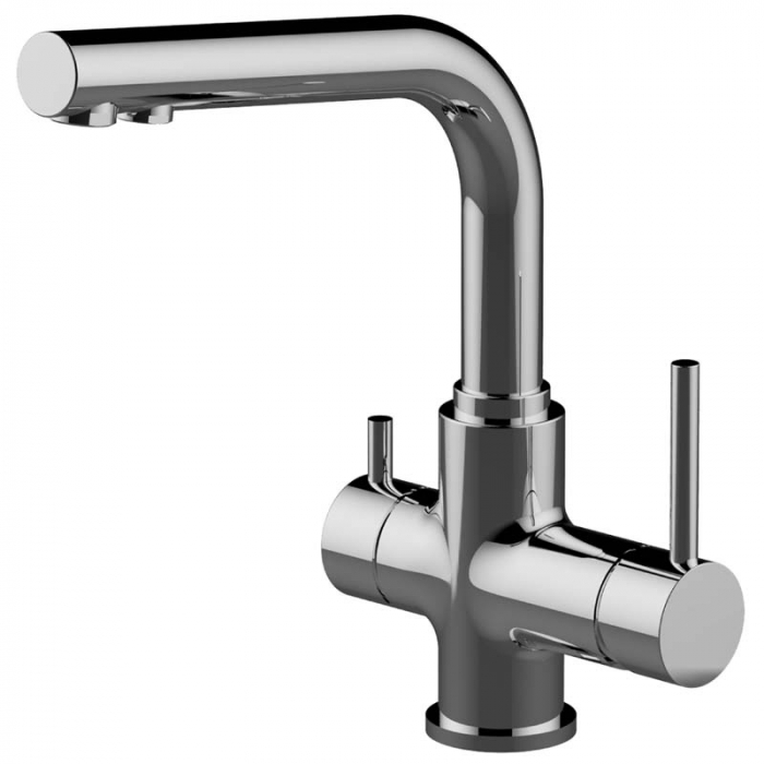 Смеситель для кухни LeMark COMFORT LM3061C однорукояточный, с переключателем на фильтр, хром