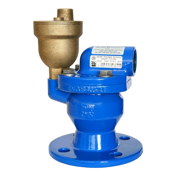 Воздушный вантуз двухступенчатый Jafar 7050 DN200