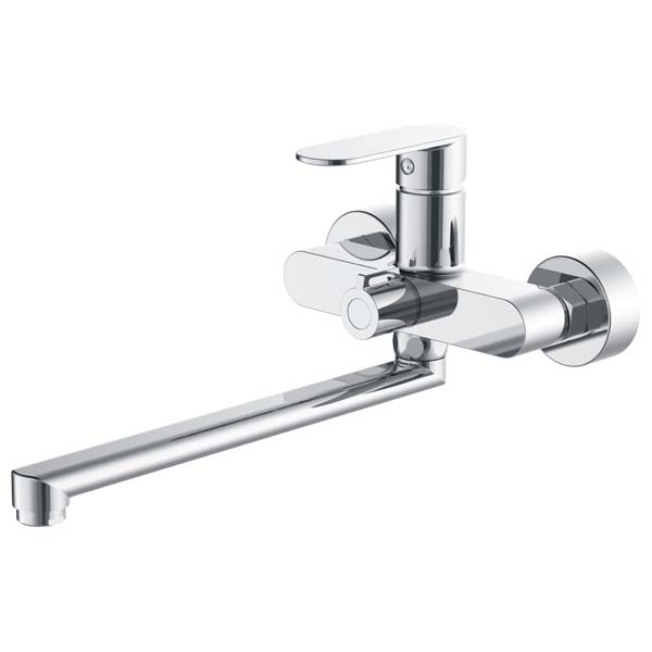 Смеситель для ванны Haiba HB22590 однорукояточный, длинный излив, хром