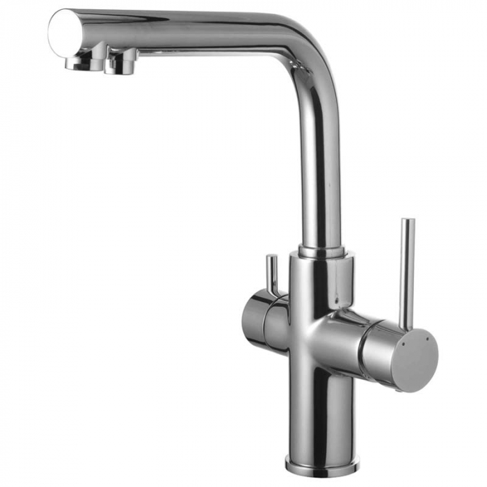 Смеситель для кухни LeMark COMFORT LM3060C однорукояточный, с переключателем на фильтр, хром