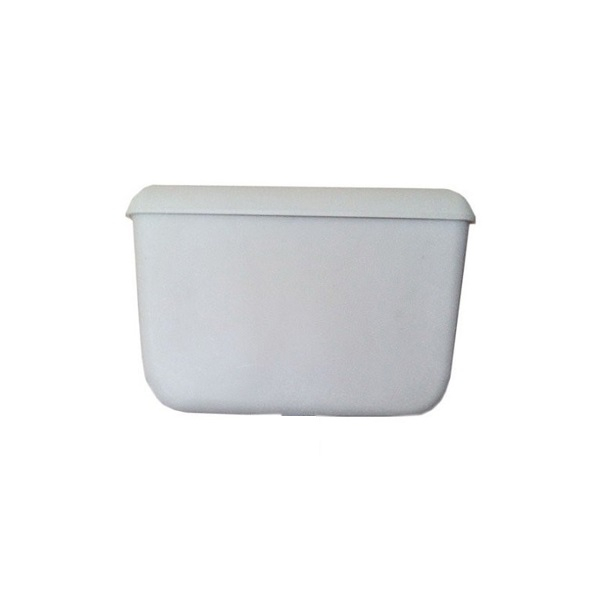 Бачок смывной пластмассовый верхнего расположения, с арматурой