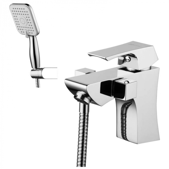 Смеситель для ванны LeMark UNIT LM4515C однорукояточный, на борт ванны, хром