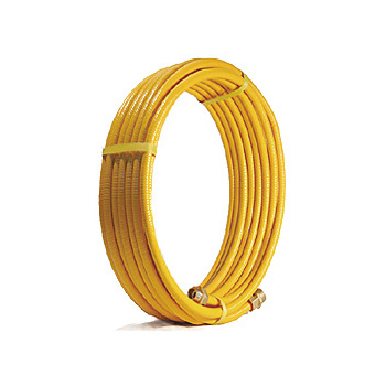 Труба гофрированная из нержавеющей стали отожженная в желтой ПЭ оболочке HFPY15A для ГАЗА Lavita