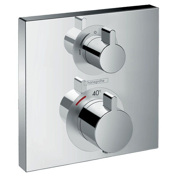 Смеситель для душа Hansgrohe Ecostat Square термостатический, встраиваемый в стену (15712000)