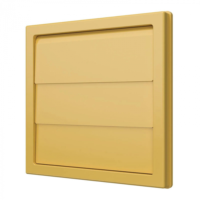 Выход стенной КФ фланец 55х110 жалюзи 150х150 ASA Beige ERA STREETLINE