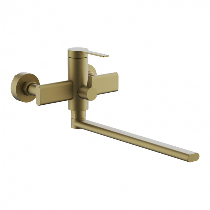 Смеситель для ванны BELZ B22813-5 однорукояточный, золото