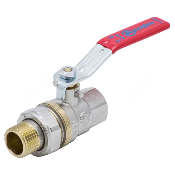 Кран шаровой с американкой Aquasfera DN40 (1/1.2") PN16 в-н рыч. латунь