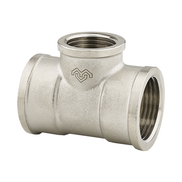Тройник переходной ВР 1" × 3/4" × 1" латунь Varmega