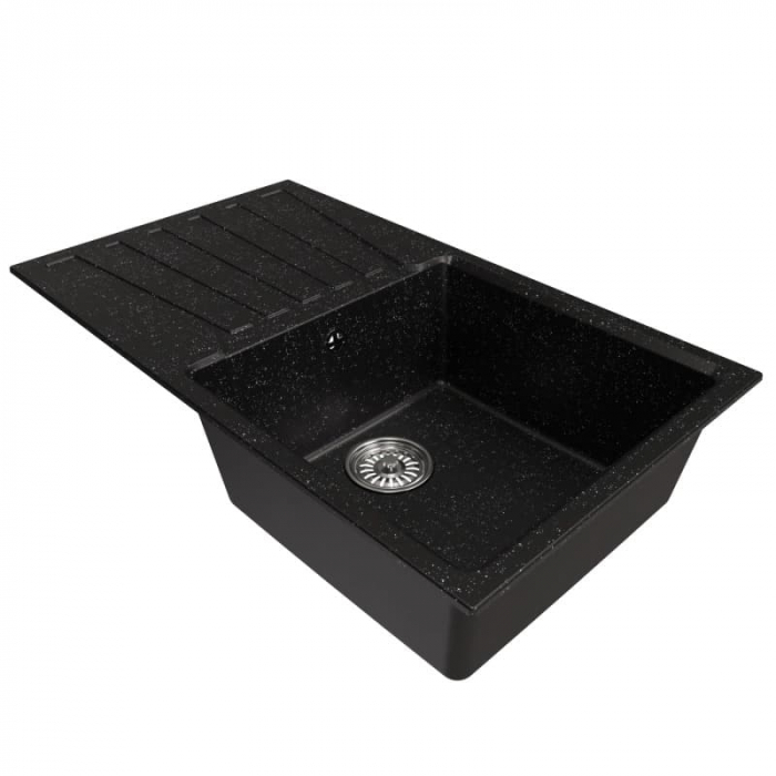 Мойка кухонная композитная MixLine ML-GM20 черная