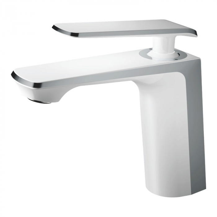 Смеситель для раковины Haiba HB10548-8 однорукояточный, белый/хром