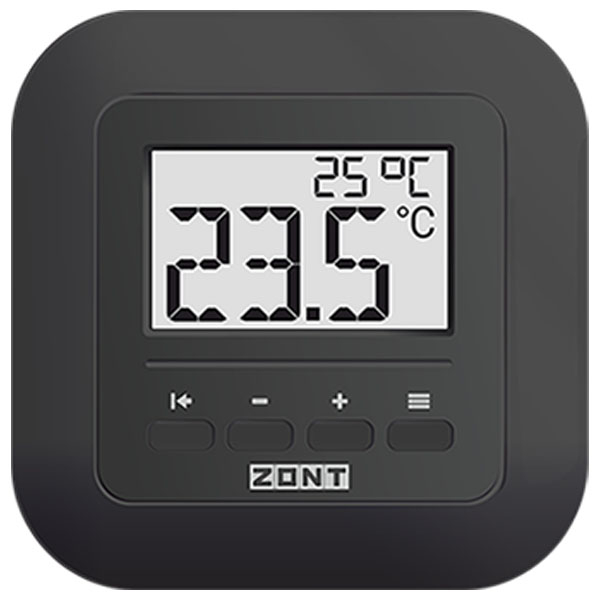 Комнатный беспроводной термостат ZONT МЛ-332.black (868)