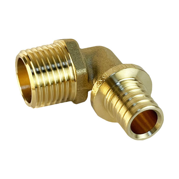 Угольник аксиальный с наружной резьбой 20-1/2" Valfex