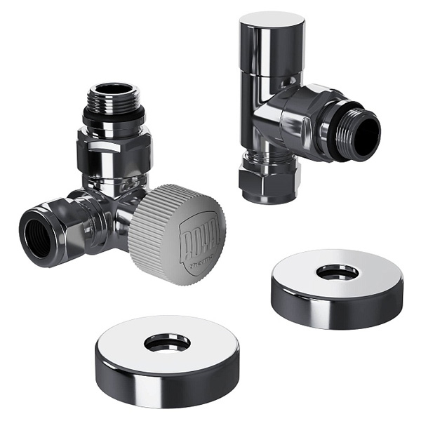 Набор термостатический трехосевой Royal Thermo Design Pro 1/2" М30х1,5 Хром