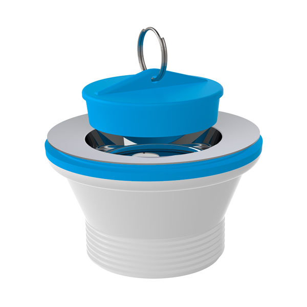 Выпуск для сифона Aquanova 7002 1.1/2" вып. 65 мм с пробкой