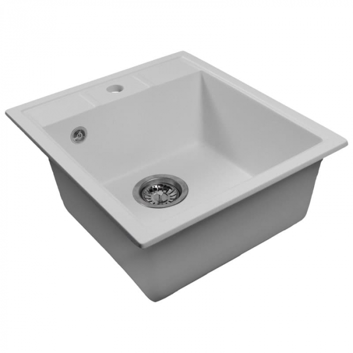 Мойка из искусственного камня MixLine СТАНДАРТ МЛ-ГМС110 497x440/175 белый