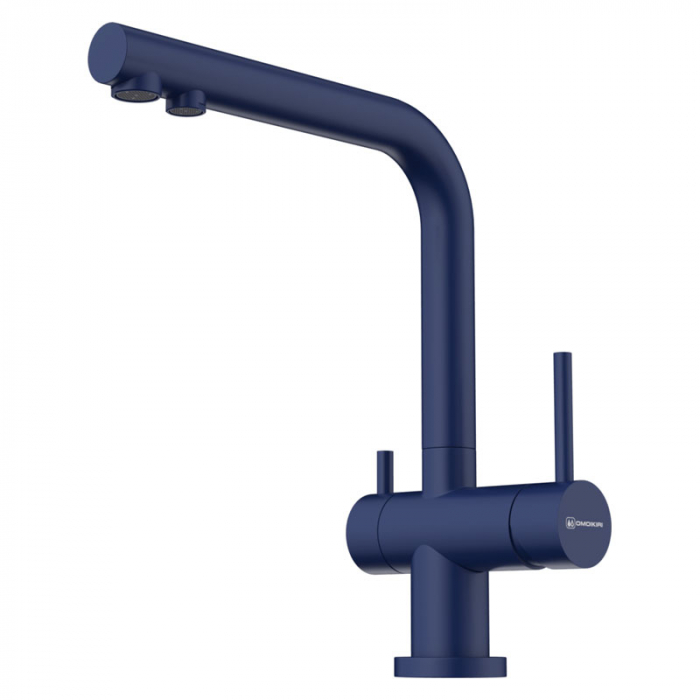 Смеситель для кухни Omoikiri NAGANO-IB латунь/indigo blue