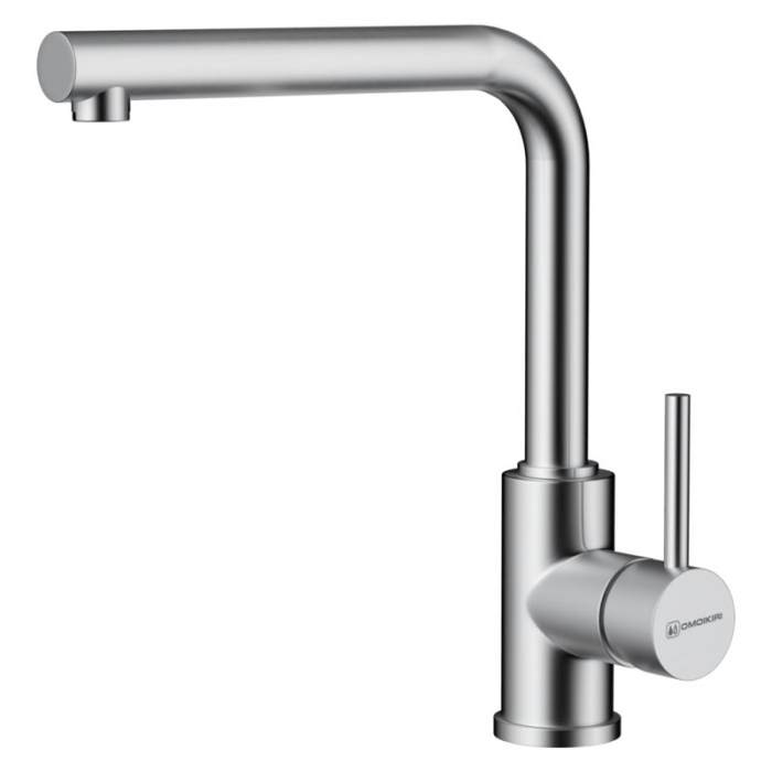 Смеситель для кухни Omoikiri NAKAGAWA-BN однорукояточный, нержавеющая сталь