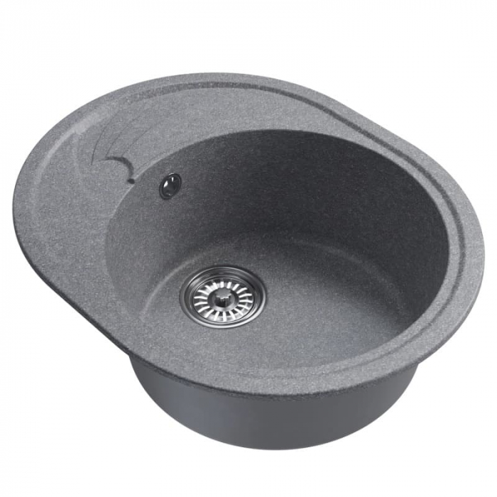 Мойка кухонная композитная MixLine ML-GM17 графит