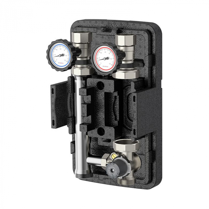 Насосная группа Varmega V-Flow DN25 с 3-ходовым клапаном, нержавеющая сталь