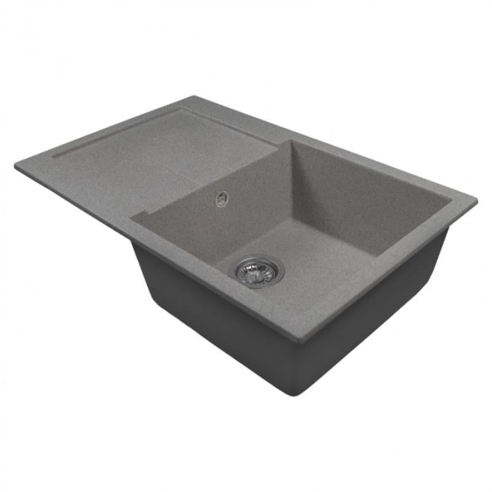 Мойка из искусственного камня MixLine СТАНДАРТ МЛ-ГМС107 770x493/190 темно-серый