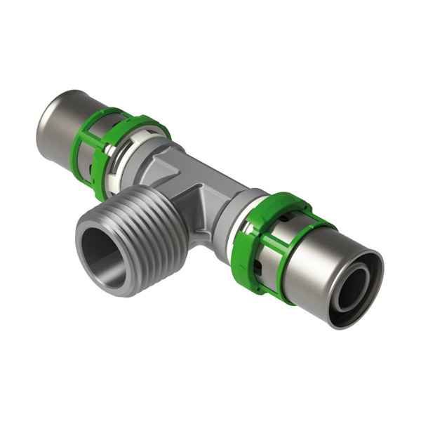 Тройник пресс с наружной резьбой 20-1/2"-20 Comap MultiSkin