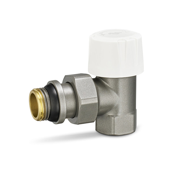 Клапан радиаторный термостатический угловой Varmega VMDV05 DN15 (1/2") серый