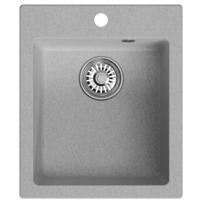 Мойка кухонная композитная MixLine ML-GM14 серая