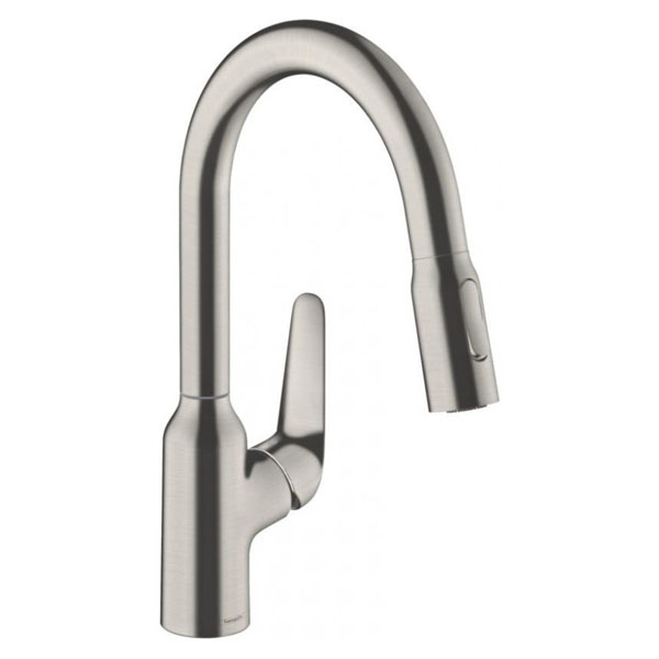 Смеситель для кухни Hansgrohe Focus M42 однорукояточный, сталь (71801800)