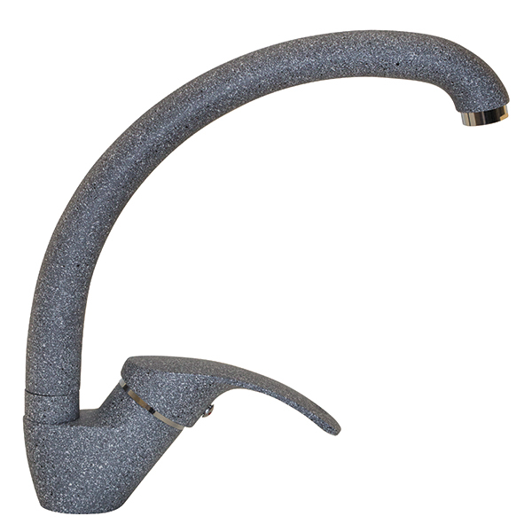 Смеситель для кухни Mixline ML-GS02 (309) однорукояточный, темно-серый