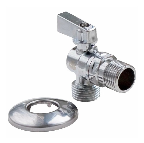 Кран шаровой угловой Valfex VF.392.N.05 1/2"×3/4" н-н