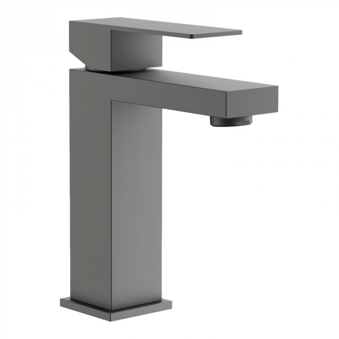 Смеситель для раковины BELZ B10817-3 однорукояточный, оружейная сталь