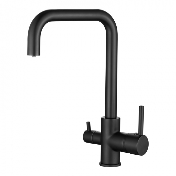 Смеситель для кухни BELZ B76802-7 однорукояточный, черный