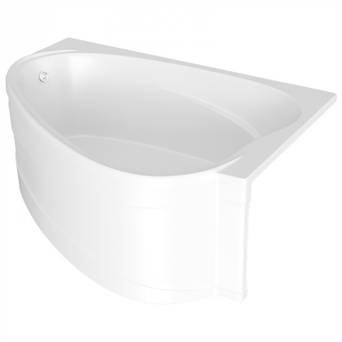 Ванна акриловая MARKA ONE LOVE 185×135 правая