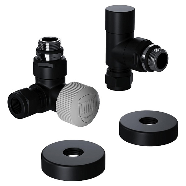 Набор термостатический трехосевой Royal Thermo Design Pro 1/2" М30х1,5 Черный