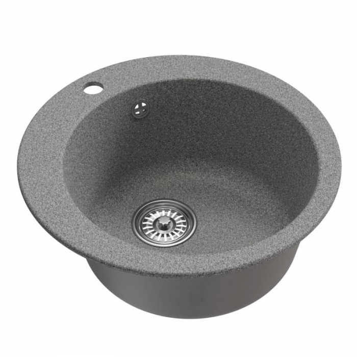 Мойка кухонная композитная MixLine ML-GM13 темно-серая