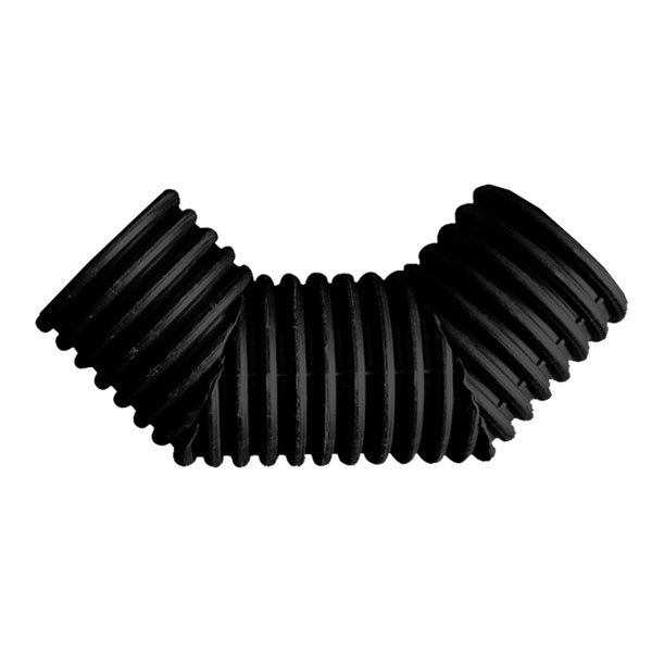 Отвод гофрированный 60° FDplast DN133/110