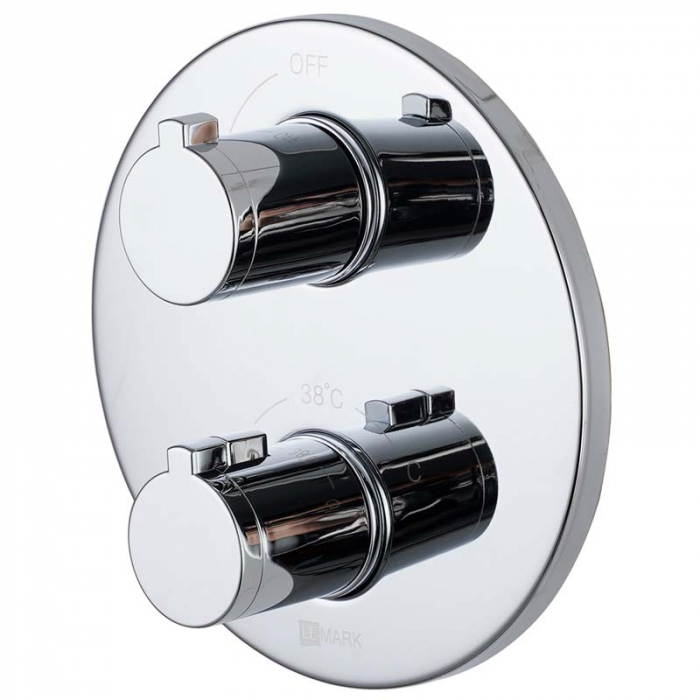 Смеситель для душа LeMark YETI LM7823C термостатический, встраиваемый в стену, хром