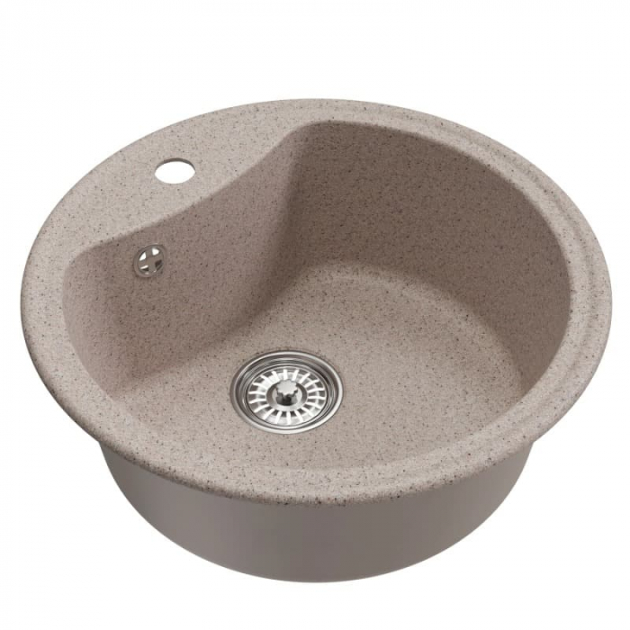 Мойка кухонная композитная MixLine ML-GM09 песочная